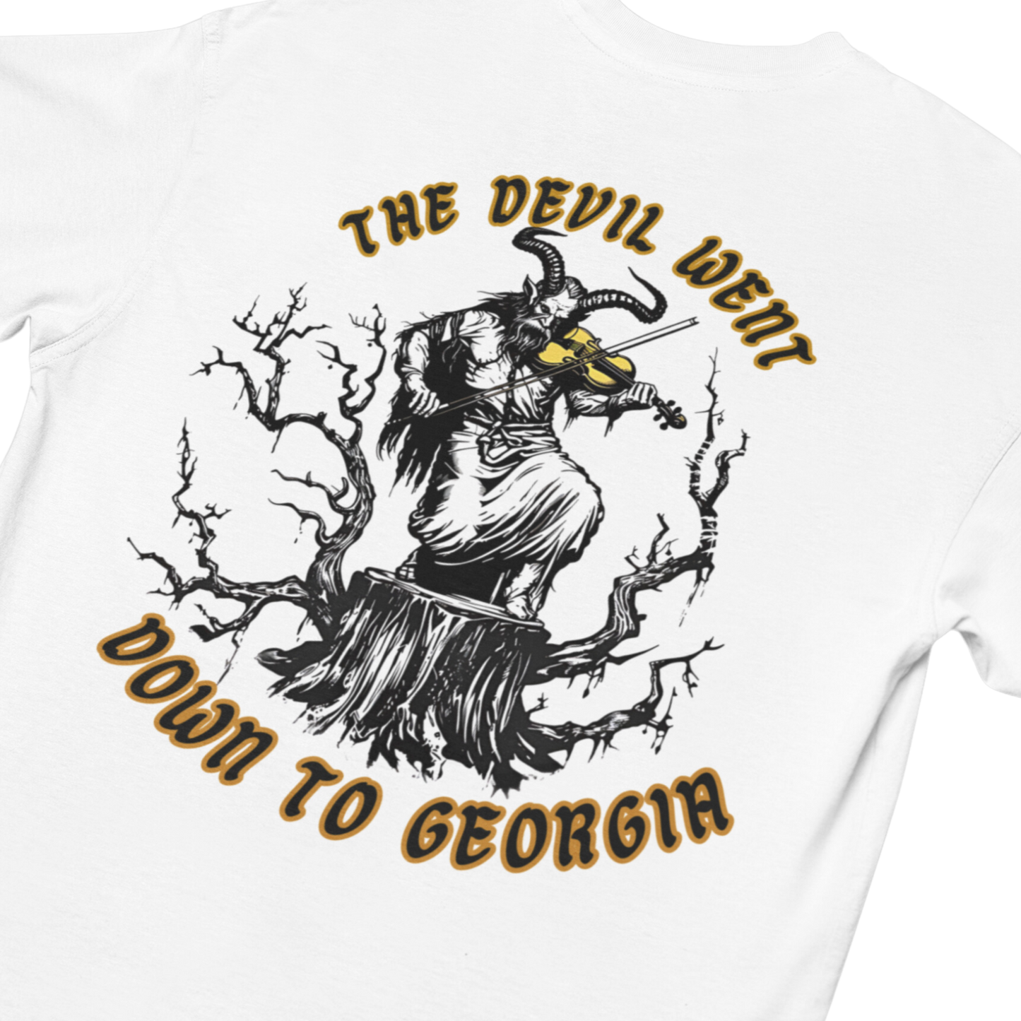 The Devil Went Down to Georgia T-Shirt - Southern Rock Graphic Tee - Music Lover Shirt - Country Music Apparel