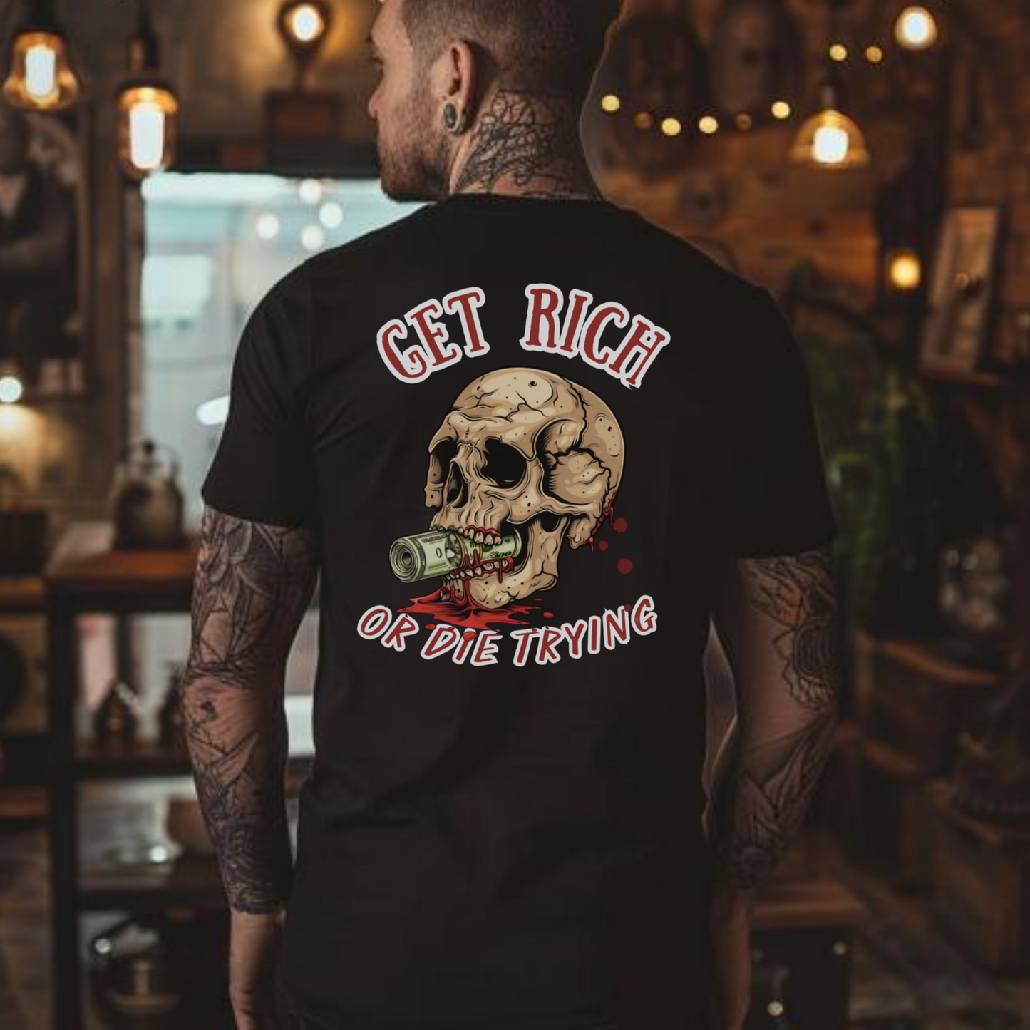 Get Rich Or Die Trying Unisex t-shirt