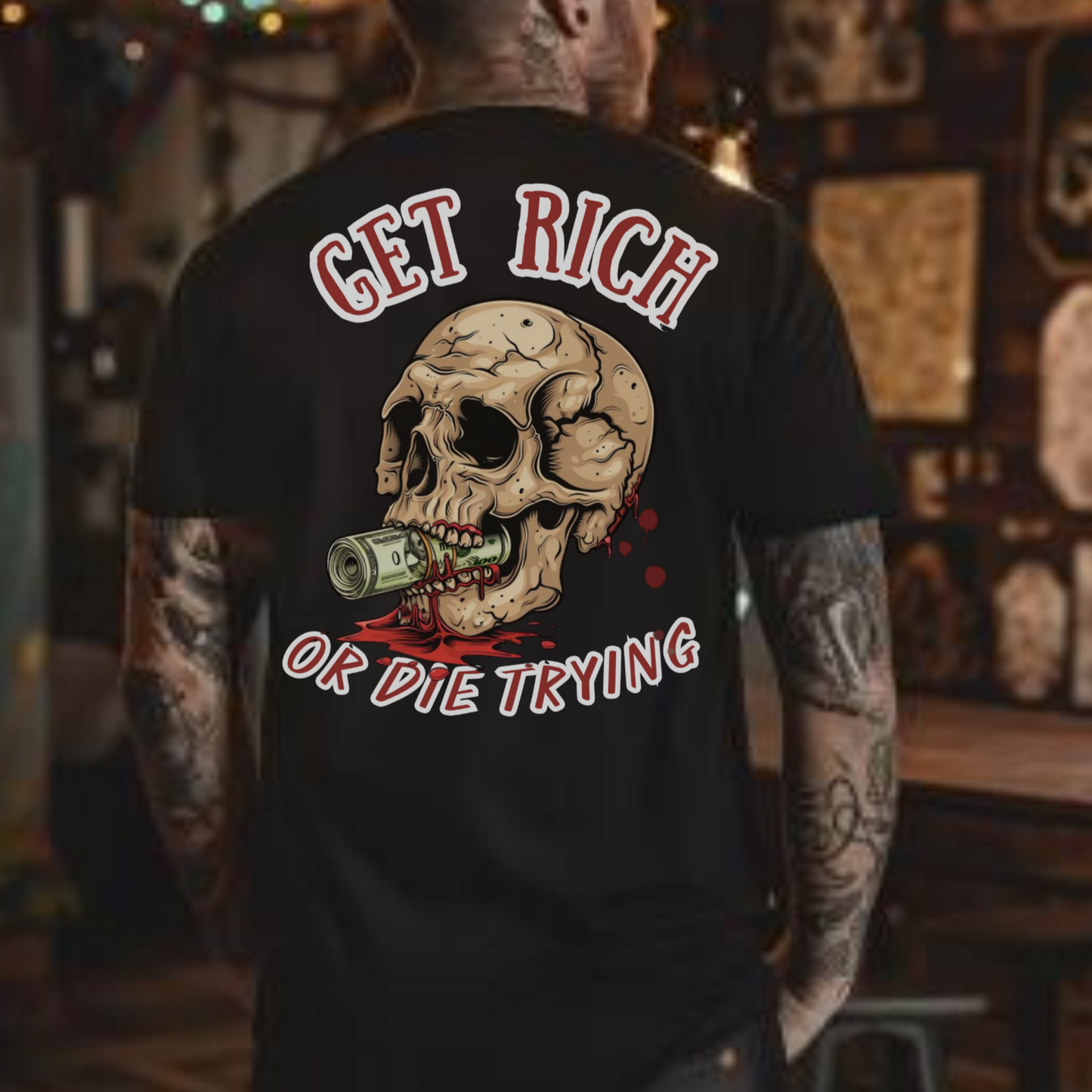 Get Rich Or Die Trying Unisex t-shirt